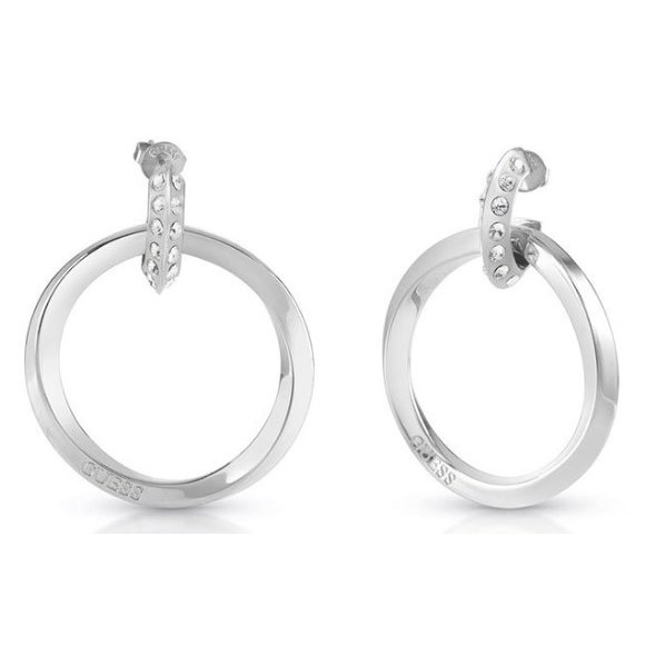 Дамски обеци Guess Hoops Don T Lie JUBE01488JWRHT/U