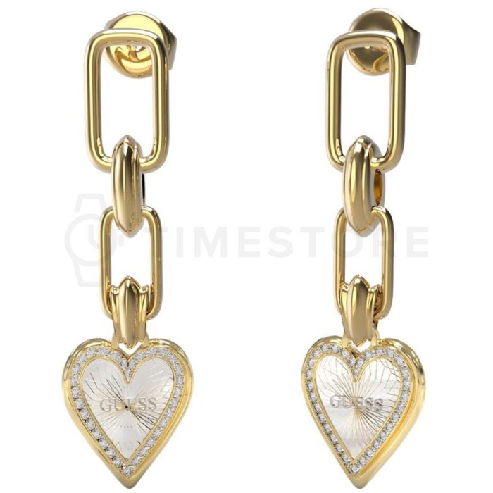 Дамски обеци Guess JUBE03236JWYGRHT/U